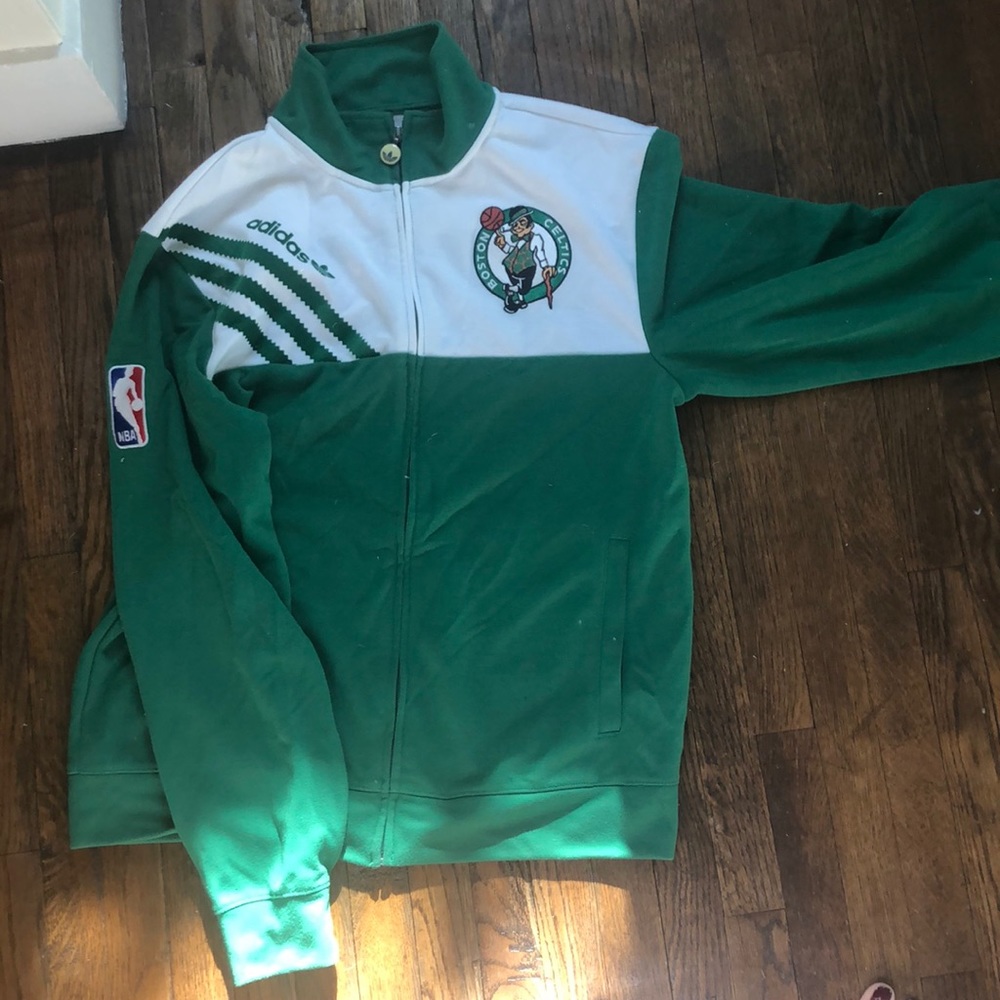 Adidas NBA Celtics ZIP Up Sweatshirt